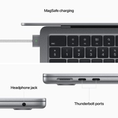 Apple MacBook Air 13 M2 13,6" 2560x1664 8GB 256GB SSD M2 OS X Space Gray 1R