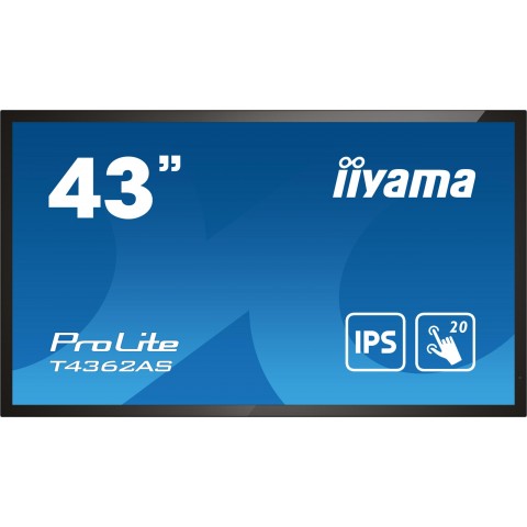 43" iiyama T4362AS-B1:IPS,4K UHD,Android,24 7