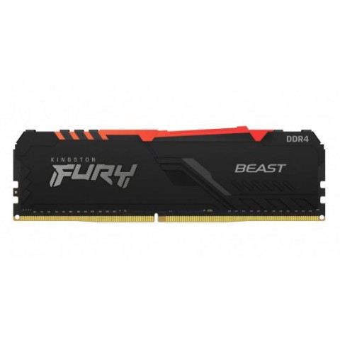 Kingston FURY Beast DDR4 8GB 2666MHz CL16 1x8GB RGB Black