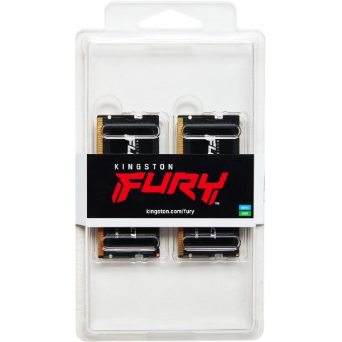 Kingston FURY Impact SO-DIMM DDR5 16GB 4800MHz CL38 2x8GB Black
