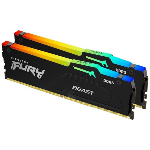 Kingston FURY Beast DDR5 16GB 4800MHz CL38 2x8GB RGB