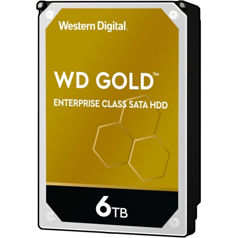 WD Gold 6TB HDD 3.5" SATA 7200 RPM 5R
