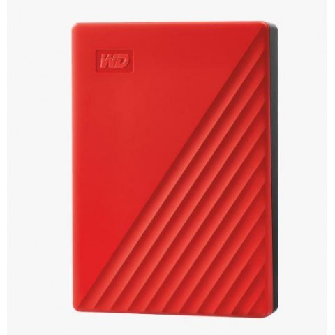 WD My Passport 4TB HDD Externí 2.5" Červená 3R
