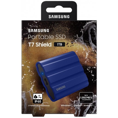 Samsung T7 Shield 1TB SSD Externí 2.5" Modrá 3R