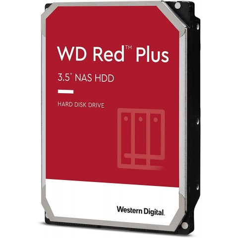 WD Red Plus 4TB HDD 3.5" SATA 5400 RPM Červená 3R