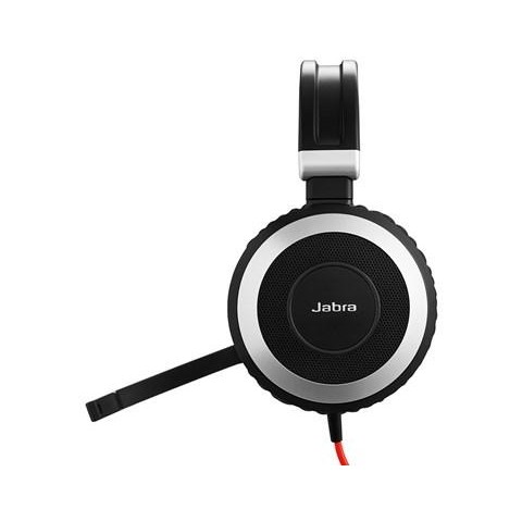 Jabra Evolve 80 Stereo Jack Drát MS Černá