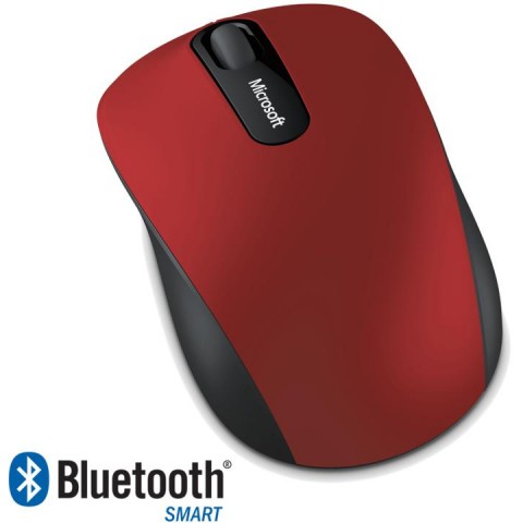 Microsoft Bluetooth 4.0 Mobile Mouse 3600, tmavě červená