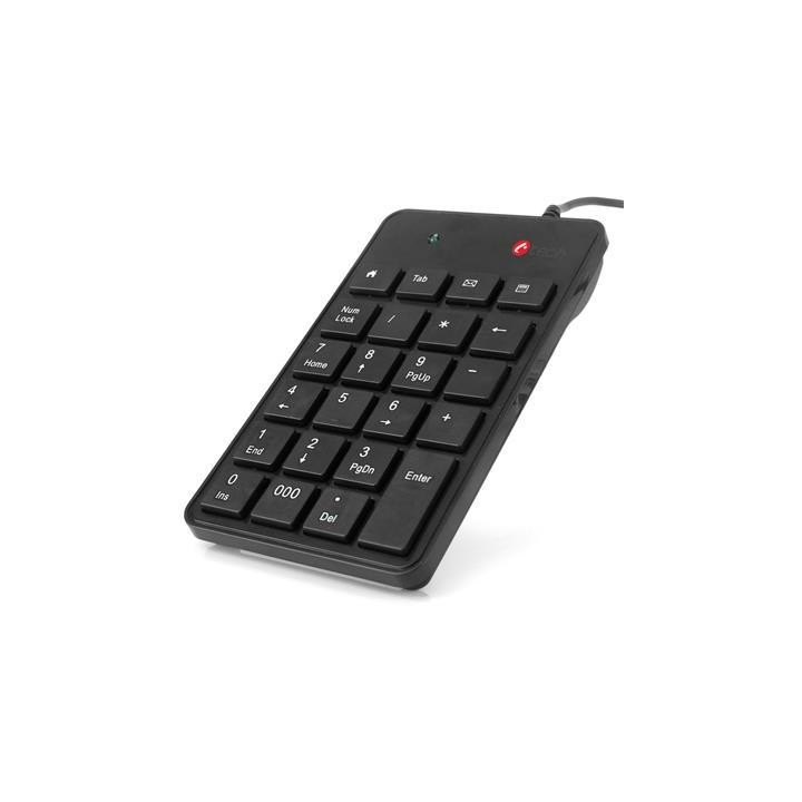 C-TECH KBN-01, numerická, 23 kláves,USB slim black