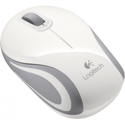 myš Logitech Wireless Mini Mouse M187 bílá