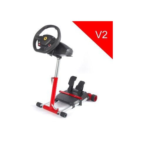 Wheel Stand Pro, stojan na volant a pedály pro Thrustmaster SPIDER, T80 T100,T150,F458 F430, červený