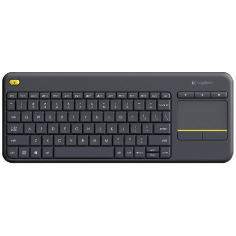 Logitech Wireless Touch Keyboard K400 plus, USB,US