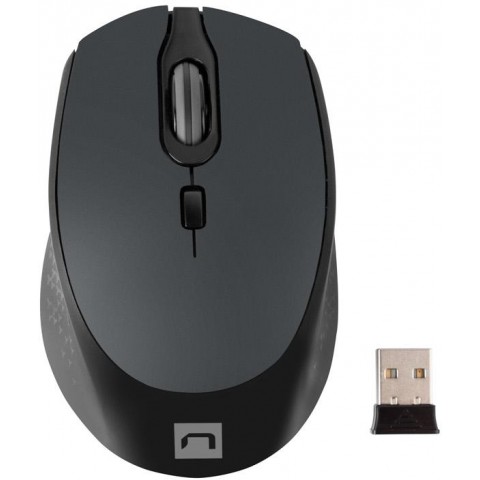 Natec bezdrátová myš OSPREY 1600DPI BT + 2,4GHZ černo-šedá