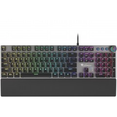 Genesis mechanická klávesnice THOR 400, US layout, RGB podsvícení, software, Kailh Red