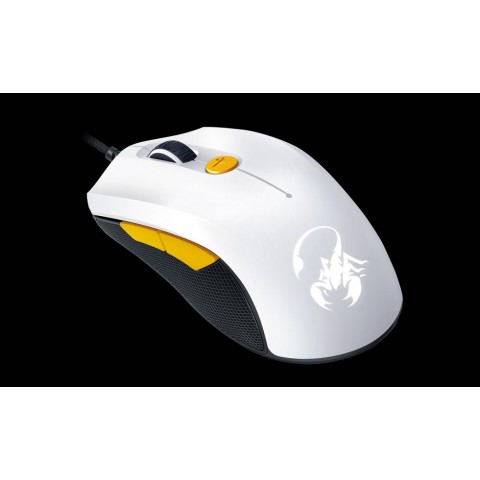 Genius herní myš Scorpion M6-600 bílá oranžová