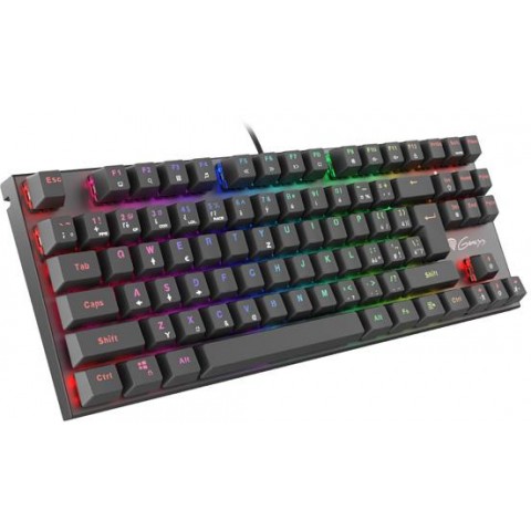 Genesis mechanická klávesnice THOR 300 TKL RGB, CZ SK layout, RGB podsvícení, software, Outemu Red