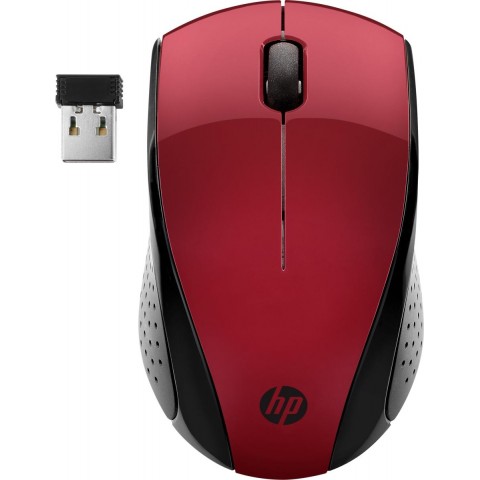 HP 220 Silent wireless mouse red