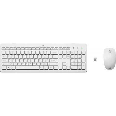 HP 230 klávesnice a myš bezdrátová white