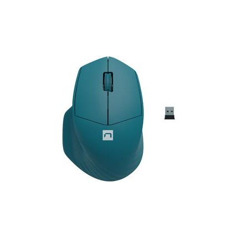 Bezdrátová myš Natec Siskin 2, 1600 DPI, BT 5.0 + 2.4GHZ, modrá