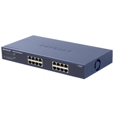 NETGEAR ProSAFE® 16-port Gigabit Ethernet Switches, Rack-mountable, JGS516