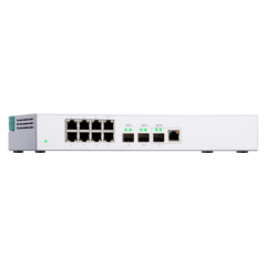 QNAP switch QSW-308-1C (8x Gigabit port + 3x 10G SFP+ port + 1x 10G RJ-45 kombo port)