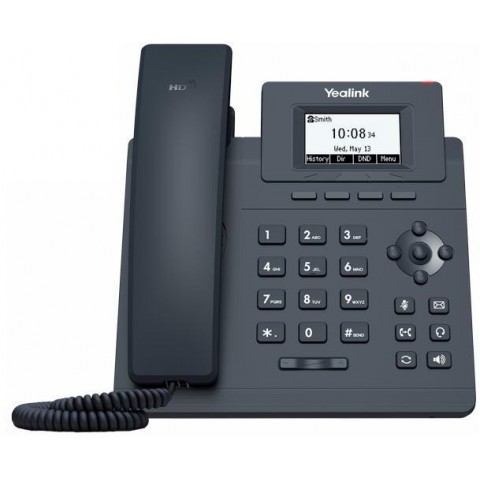 Yealink SIP-T30P SIP telefon, PoE, 2,3" 132x64 nepodsv. LCD, 1 x SIP úč., 100M Eth