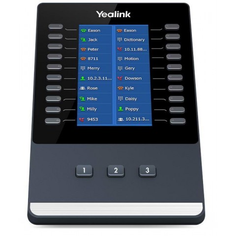 Yealink EXP43, exp. modul s barevným LCD, 60 tl., k tel. T43U T46U T48U