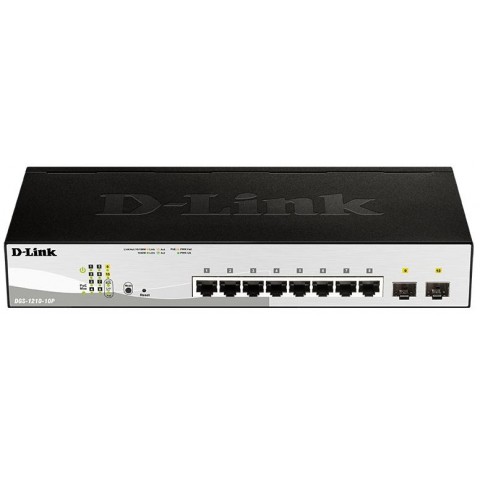 D-Link DGS-1210-10P L2 L3 Smart+ PoE switch