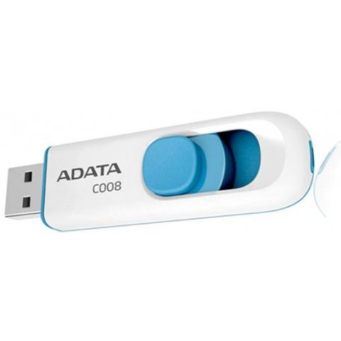 16GB USB ADATA C008  bílo modrá (potisk)