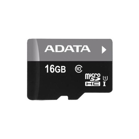 Adata micro SDHC 16GB 50MBps UHS-I U1   Class 10 + Adaptér