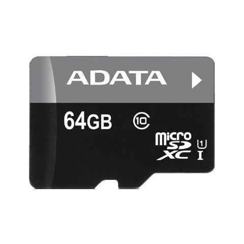 Adata micro SD 64GB 50MBps UHS-I U1   Class 10 + Adaptér
