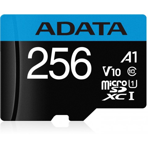 Adata SDXC 256GB 100MBps UHS-I U1   Class 10 + Adaptér