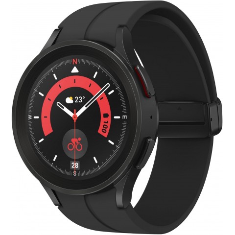 Samsung Galaxy Watch 5 Pro 45mm Black Sport Band Black