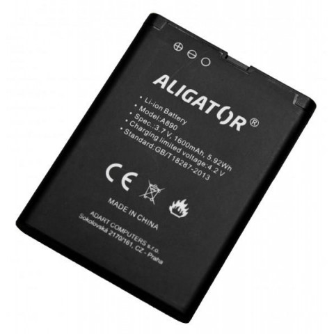 Aligator baterie A890 A900, Li-Ion 1600 mAh