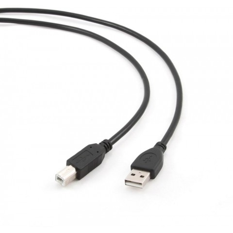 USB kabel typu AB, délka 1,8m HQ černý