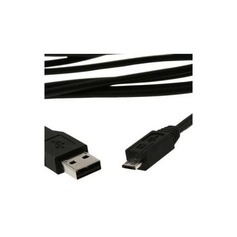 USB Kabel A Male Micro B Male 2.0 Black HQ 1,8m