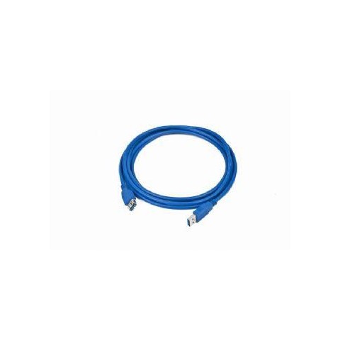 Kabel USB A-A 3m USB 3.0 prodlužovací, modrý
