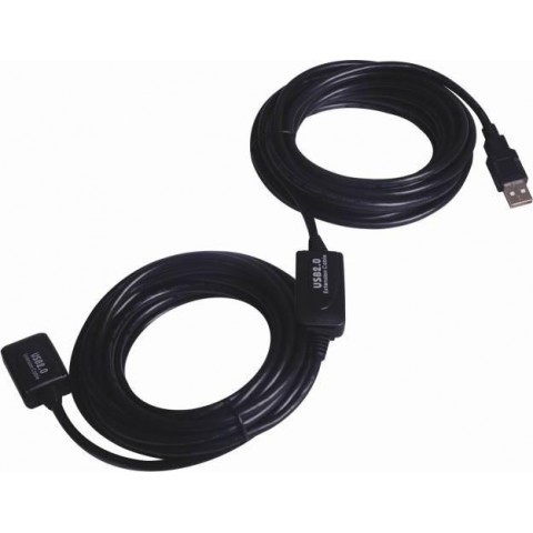 PremiumCord USB 2.0 repeater a prodlužovací kabel A M-A F 15m