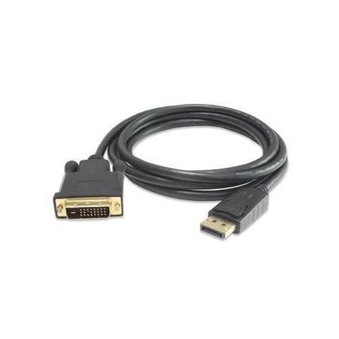 PremiumCord DisplayPort na DVI kabel 2m, stín. M M