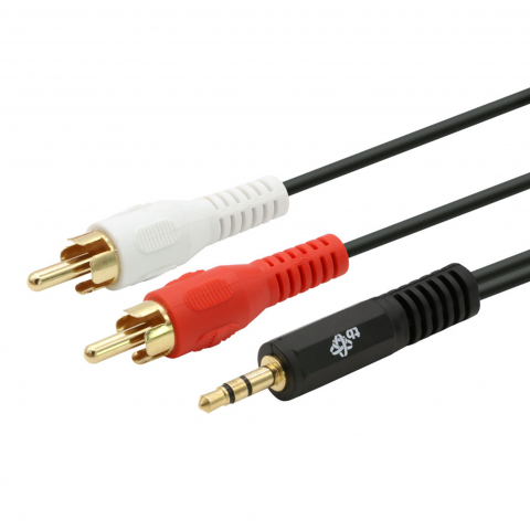 TB Touch Cable 3,5mm Mini Jack -2x RCA M M 2,5m