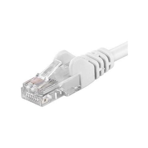 Patch kabel UTP RJ45-RJ45 level 5e 0.25m, bílá