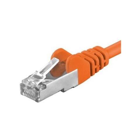 Premiumcord Patch kabel CAT6a S-FTP, RJ45-RJ45, AWG 26 7 1m, oranžová