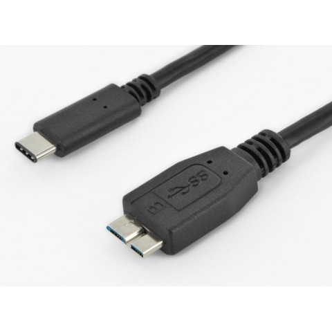 PremiumCord USB-C M - USB 3.0 Micro-B M, 0,6m