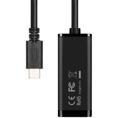 AXAGON ADE-SRC, USB3.1 Type-C - externí Gigabit Ethernet adaptér, auto install