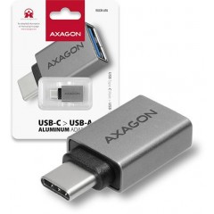 AXAGON RUCM-AFA, USB 3.1 Type-C Male - Type-A Female ALU redukce