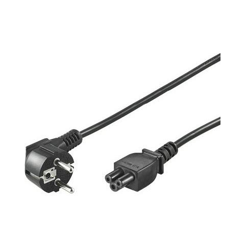 PremiumCord Kabel síťový 230V k notebooku 3m, trojlístek "Mickey Mouse"