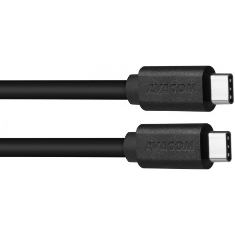 AVACOM datový a nabíjecí kabel USB Type-C - USB Type-C, 100cm, černá