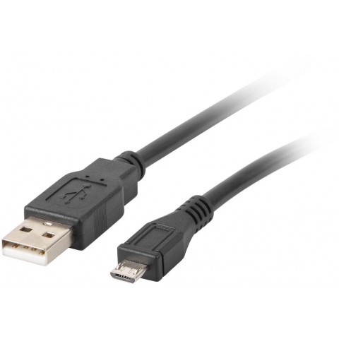 LANBERG Kabel USB 2.0 AM Micro, 1m, černý