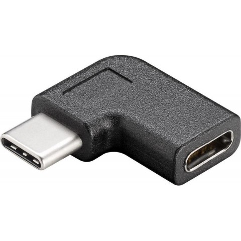 PremiumCord USB 3.1 C male - C female zahnutý konektor 90°