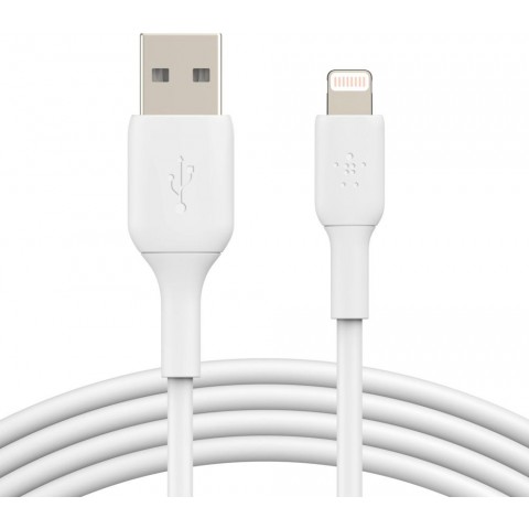 BELKIN kabel USB-A - Lightning, 1m, bílý