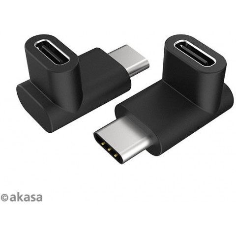 AKASA - 90° USB 3.1 Gen 2 Type-C na Type-C 2 ks